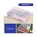 Miniatyrbillede 3 af 5: XJ-Tackle Box Snackle Box Beholder Perle Organizer Rum Organizer Boks Opbevaringsboks Med Blå Div