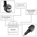 Miniatyrbillede 5 af 5: 12V Bevægelsessensor Pir-sensor Automatisk Infrarød Sensor Bevægelsesdetektor Lyskontakt Udendørs Pir til