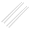 Miniatyrbillede 1 af 5: XJ-3mmx250mm Rund Form Solid Akryl Stang Pmma Ekstruderet Bar Klar 4 stk