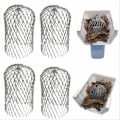 Miniatyrbilde 1 av 4: Takrennerensere i Aluminium Gitter Beskyttelse Takrennebeskytter i Metall Takrennebeskyttelse Blader for Hus, Takskjegg, Grøft