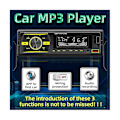 Pikkukuva 5 / 5: XJ-Yksittäinen Din Autoradio Bluetooth Autostereovastaanotin LCD-näytöllä Am/fm Radio Mp3-soitin Usb Sd A