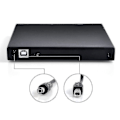 Miniatyrbillede 4 af 5: USB 2.0 Ekstern CD/DVD-afspiller Sort