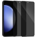 2-Pack Samsung S23 FE Privacy Screen Protector - Tempered Glass 9H - Super Quality 3D