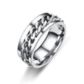 Antistressring med flasköppnare silver 20,7 mm Silver Silver S