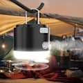 Miniatyrbillede 1 af 4: 3 i 1 LED Campinglampe med Ventilator USB Genopladelig Campinglanterne 4 Lysstyrkeniveauer Bærbar Teltlampe til Udendørs Camping Nødlys til Udendørs