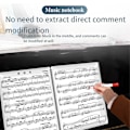 Miniatyrbillede 2 af 5: XJ-Nodemappe, Musikbinder, egnet til klaverspil og enhver lejlighed, hvor der bruges noder