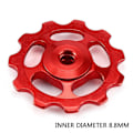 Miniatyrbillede 5 af 5: XJ-4x 11t Cykel Ultralet Aluminium Legering Udendørs Leje Hjul Bagskifter Pulleys Cykeldele-r