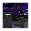 Miniatyrbild 5 av 5: XJ-Q1 Usb7.1 Externt Ljudkort Stationär Dator Notebook Drivrutinsfritt Högkvalitativt Spel Ljudkort