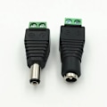 Miniatyrbillede 5 af 5: Engros 1 stk. CCTV BNC-stik DC-strømstik 2,5 mm 3,5 mm han hun Audio Video Balun System Sikkerhedsadapter Coax CAT5 RJ45 USB-stik