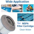 Miniatyrbillede 4 af 5: Poolfilter til MSPA oppustelige pools FD2089 4-pak 600