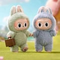 Miniatyrbillede 4 af 5: Labubu plysdukke Macaron action animationsfigur dukke hobby vedhæng dekoration sød mystisk æske PVC Børnedags overraskelse Brun Anden