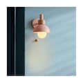 Miniatyrbillede 4 af 5: Stue Veranda Loftlampe Nordisk Minimalistisk Moderne Soveværelse Sengelampe Macaron Væglampe (pink)