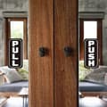 Miniatyrbilde 5 av 5: Push Pull-klistremerker for dører, svart