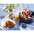 Miniatyrbillede 3 af 3: Husholdningstermometer/ovntermometer med timer, digital Gastromax Black Sort