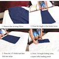 Miniatyrbilde 5 av 5: XJ-2x Mikrofiber Sovepose Liner Reise Seng Sekk Lett Sovepose Linere 91x221 cm
