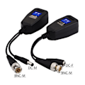 Miniatyrbillede 4 af 5: XJ-5 Par CCTV Coax Bnc Video Power Balun Transceiver Til Cat5e 6 Rj45 Connector Coaxial/analog Hd Pai