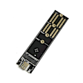 Miniatyrbild 3 av 5: XJ-M2 Solid-state Drive Adapter Nvme/ngff Dubbelprotokoll Till Usb 3.1 Sata Pcie Extern Läsare Adapter C