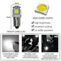 Miniatyrbilde 2 av 5: 10 stk E10 6V LED-lamper 5SMD 0,5W 50LM - Lampe Kald Hvit