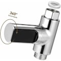 Miniatyrbild 3 av 4: LED Duschtermometer, Digital Termometer 5-85°C, med 360° Roterande Termometer, LED Vattenmätare, Duschvattentermometer för Barn Äldre