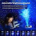Miniatyrbilde 4 av 5: XJ-Astronaut Galaxy Stjerneprojektor Stjernehimmellampe, Astronautlampe Projektor med Nebulosa, Timer og Fjernkontroll, Beste Gaven for Barn