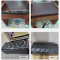 Miniatyrbillede 4 af 5: XJ-Selvklæbende Læder Reparations Dekorations Patch til Sofa Mørkebrun 35*137