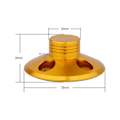 Miniatyrbilde 2 av 5: XJ-1 stk. Vinylplatevektstabilisator i aluminiumslegering, balansert klemme for platespiller Lp-plateavspilling