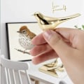 Miniatyrbillede 3 af 5: XJ-Zinklegering fugleformede skabsdørsknopper til køkkenskabe soveværelsesskuffe sæt med 2