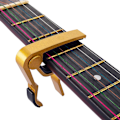 Miniatyrbillede 4 af 5: XJ-Akustisk/elektrisk/klassisk Aluminium Legering Guitar Capo Hurtigt Skift Nøgleklemme, sort