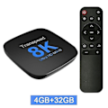 Pikkukuva 1 / 5: Transpeed Android 13 TV-boksi, jossa on kaksois-wifi-tuki, 8k-video, Bt5.0+ Rk3528 4k 3d -äänimediasoitin, digiboksi