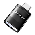 Pikkukuva 1 / 2: XJ-Adapteri OTG USB 3.0 naaras - USB-C uros Essager (musta)