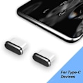 Miniatyrbilde 2 av 5: 2-pakning Typ-C støvbeskyttelse, USB C port støvbeskyttelse, støvbeskyttelse for Typ-C enheter som Samsung/macbook/vivox5pro/iphone/Micro USB/Android Mo
