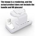 Miniatyrbild 3 av 5: XJ-Rgb Laddningsstation För 3 Vr-tillbehör Laddare Station Kontroller Med Batteripaket Passar Elite Head
