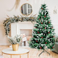 Miniatyrbilde 4 av 4: Sammenleggbar fot for 4-1,2 m kunstig juletre, erstatningsfot for juletre under 2,2 cm julepynt, skap atmosfære