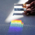 Miniatyrbild 3 av 5: 4 st Klar Triangulärt Prisma för Regnbågsljus Kristall Optiska Prismor Glas Fysikundervisning Refraktion Transparent