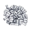 Miniatyrbilde 3 av 5: XJ-Nut 100 stk. 1/4in-20unc Rustfritt Stål 304 Finish Flat Hode Rivnut Gjenget Innsettingsmutter Riflet Kropp