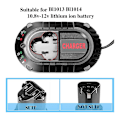 Miniatyrbild 2 av 5: XJ-Batteriladdare För Bl1013 Bl1014 10.8v-12v Litiumbatterier Dc10wa Elektrisk Borrskruvdragare