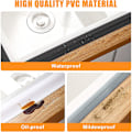 Miniatyrbilde 5 av 5: Baderomslist, 3,2 m * 3,8 cm Selvklebende Tetningslist, Selvklebende PVC Tetningsstripe for Badekar, Bad, Kjøkken, Muggresistent, Fugemasse (Hvit)