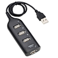 Miniatyrbillede 1 af 5: XJ-Usb Hub 2.0 Multi-usb High Speed Hub Splitter 4-port Usb Hub Adapter Til Laptop Receiver Computer A