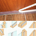 Miniatyrbild 4 av 5: XJ-Silikontätningslist, 10 m silikon dörrbotten tätningslist tejp transparent väderlist självhäftande dragskyddstejp 4,5 cm