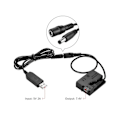 Pikkukuva 5 / 5: XJ--e8 Dummy-akku kytkin USB-sovitinkaapeli LP-e8:lle 550d 600d 650d 700d DSLR-kameroille