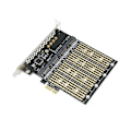 Miniatyrbilde 1 av 5: XJ-Multifunksjonell Bærbar Pci-e X1 Til 4 Bit M.2 B-key Ssd Til Pcie Ngff Sata Utvidelseskort Adapter Bil