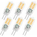 G4 LED-lampa varmvit 3000k 3w 12v ej dimbar 6-pack