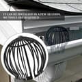 Miniatyrbild 5 av 5: 4 PCS Gutter Guard Downspout Filter Strainer Prevents Leaves Branches Roof Moss From Clogging