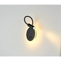 Miniatyrbillede 2 af 4: LED sengelampe til læsning, fleksibel svanehals væglampe (sort)