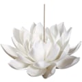 Miniatyrbilde 1 av 5: XJ-3,9 tommers hvit lotus keramisk røkelsesbrenner blomst røkelsesbrenner pinneholder for yogastudio stue hjemmeinnredning