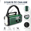 Miniatyrbild 3 av 5: Emergency Radio, 10000mAh Battery - NOAA/AM/FM Weather Radio - LED Flashlight & Reading Lamp - SOS Alert WELLNGS