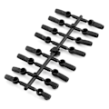 Pikkukuva 3 / 5: XJ-3x M3 Raidetangon Pään Pallonivel Suojus 4.8mm 5mm 3racing Sakura S Xi Xis D4 D5 Ultimate Advance 1/10