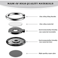 Miniatyrbild 2 av 5: Smartphone Ringfingerhållare, 360° Roterbar, För Enklare Enhandsgrepp 2-pack