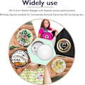 Miniatyrbilde 3 av 5: XJ-Kid Badge Button Maker Maskin DIY Pin Badges Maskin Badge