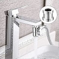 Miniatyrbillede 5 af 5: 2 stk. Metal Vandhaneadapter 20mm Han til 22mm Han Forlænger Vandhaneperlator Adapter Tilslutning